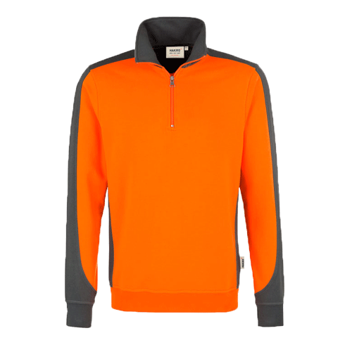 Zip-Pullover Contrast Mikralinar® 476