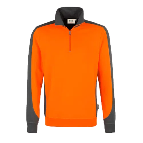 Zip-Pullover Contrast Mikralinar® 476