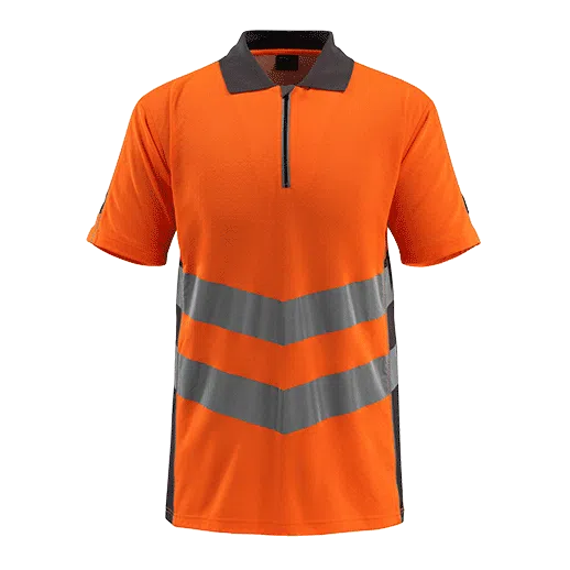 Safe Supreme Hi-Vis Zip Poloshirt «Murton» 50130